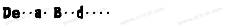 Delray Bold字体转换